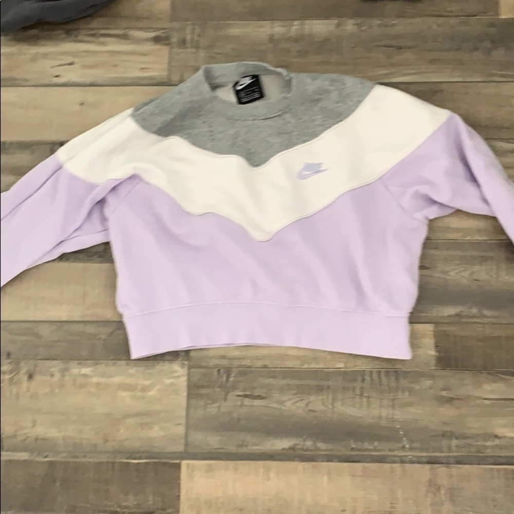 Nike cropped sweater
